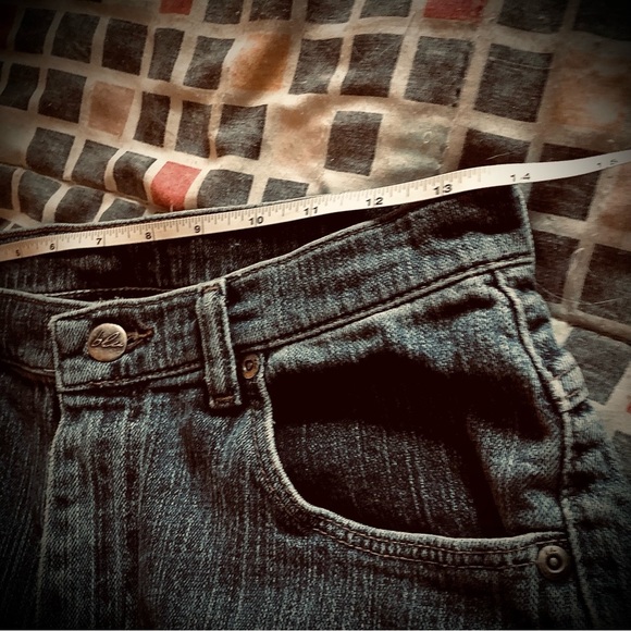 VINTAGE 90s Blu mom jeans high water bootcut high rise 8M - Picture 10 of 10